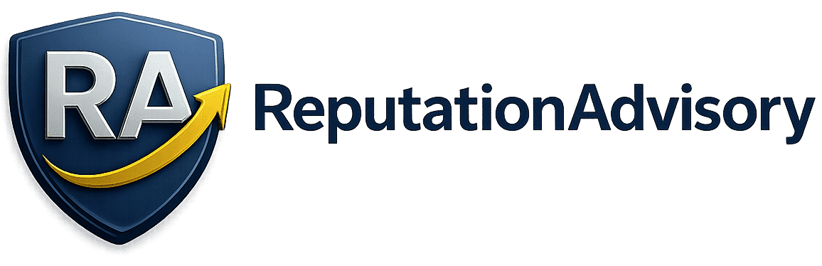 Reputation Advisory sticky menu logo